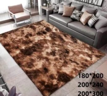 Alfombras Peluditas Jaspeada 200x240cm Para Decorar Tu Living